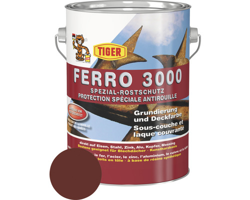 Tiger Ferro 3000 RAL 3009 rouge oxydé 2,5 l