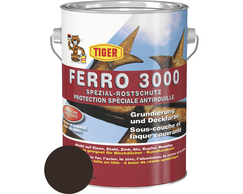 Tiger Ferro 3000 RAL 8017 marron chocolat 2,5 l