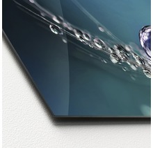 Tableau sur verre Drop On Water 30x80 cm