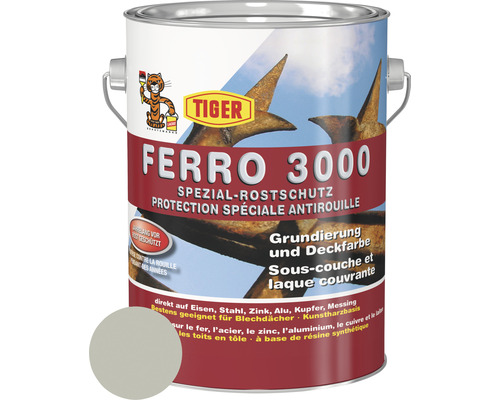 Tiger Ferro 3000 ca. RAL 9006 alu blanc 2,5 l