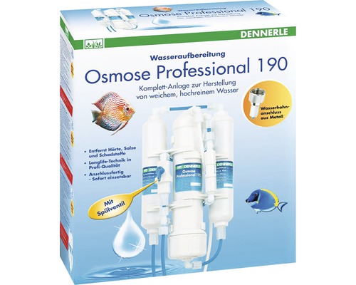 Système de traitement de l''eau Dennerle Osmose Professional 190 dans sa boîte