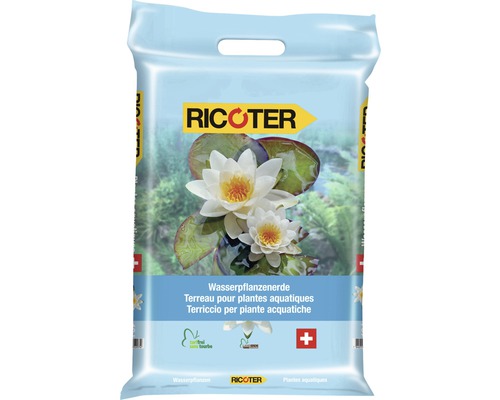 Ricoter Terreau plantes aquatiques sans tourbe 10 l