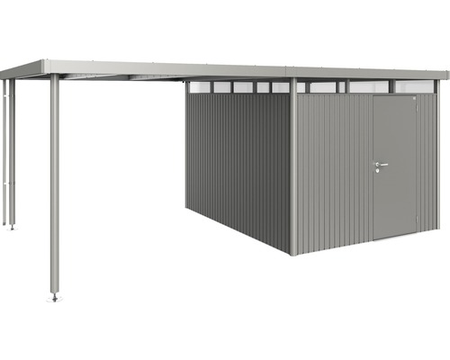 Metall Carport mit Geräteschuppen