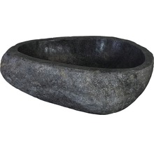 Vasque à poser Riverstone M 40-45 cm basalte-thumb-1