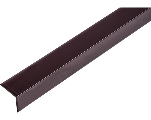 Profilé d'angle autocollant Alu dark berry 14.5x11.5x1.5 mm, 2m Cornière métallique