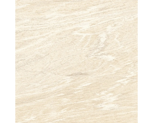 Carrelage de sol en grès cérame fin Sahara antislip crema lxLxe 60x60x0.95 cm