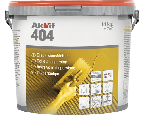 Akkit 404 Dispersionskleber gebrauchsfertig D2TE 14 kg