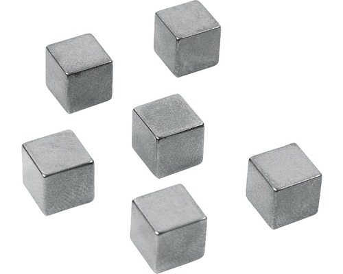 Aimant décoratif Cube Medium graphite