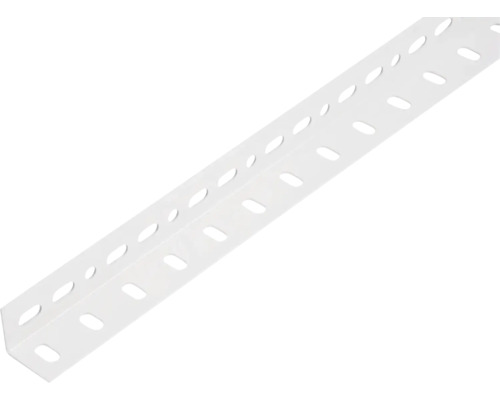 Conceptor Winkelprofil gelocht weiss 25x25x1 mm, 1m