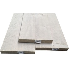 Planche d'échafaudage en bois Buildify vintage grise 30x195x2500 mm-thumb-0