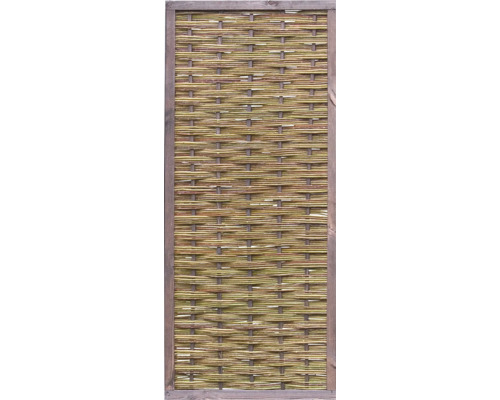 Halbelement Lafiora mit Rahmen aus Weide 90 x 180 cm natur Halbelement Lafiora mit Rahmen aus Weide 90 x 180 cm natur
