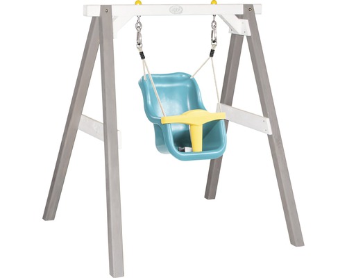 Babyschaukel AXI mit Sitz grau-weiss