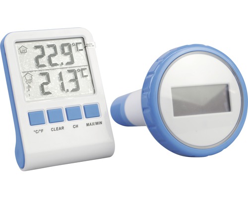 Kaufe Schwimmbad-Thermometer, kabellos, schwimmendes Pool-Thermometer,  leicht ablesbar, digital