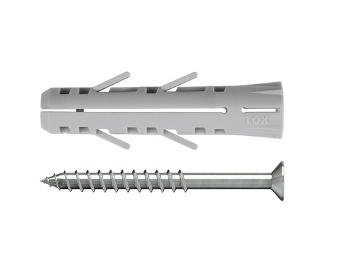 Spreizdübel Barracuda SD 5/25+S (Schrauben + Dübel), je 12 Stück Kunststoffspreizdübel mit Schraube