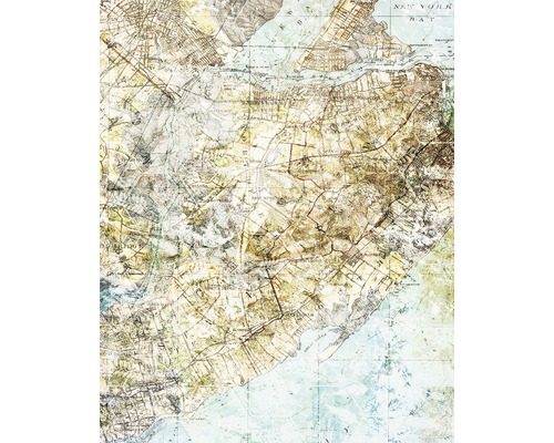 Papier peint panoramique intissé 6002A-VD2 Mix Map 2 pces 200 x 250 cm
