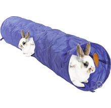 Spieltunnel für Kaninchen mit Karotten-Anhänger