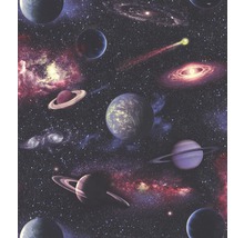 Tapete mit Weltraummotiv, einschließlich Planeten, Galaxien und Sternen