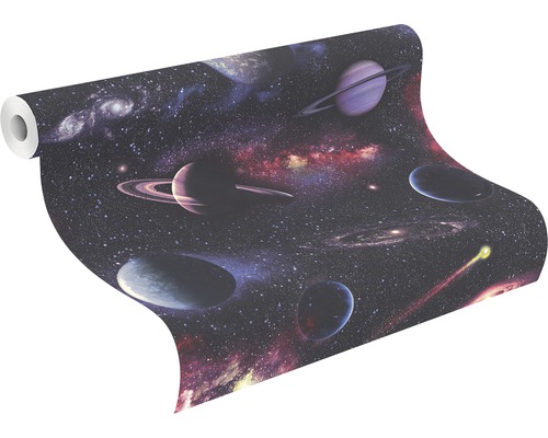 Tapetenrolle mit Weltraummotiv