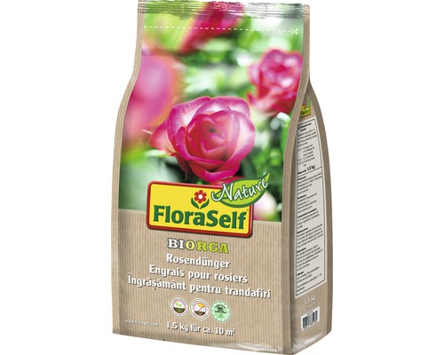 Engrais pour rosiers FloraSelf Nature BIORGA 1,5 kg