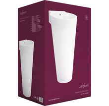 Emballage d''un lavabo Jungborn Astera de dimensions 43 x 52 x 85 cm