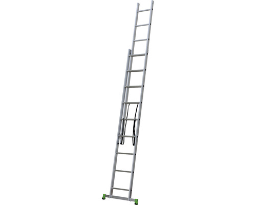 Echelle coulissante en aluminium avec barreaux