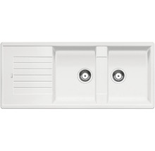 Spüle mit Abtropffläche und zwei Becken