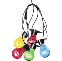 Guirlande lumineuse avec ampoules colorées