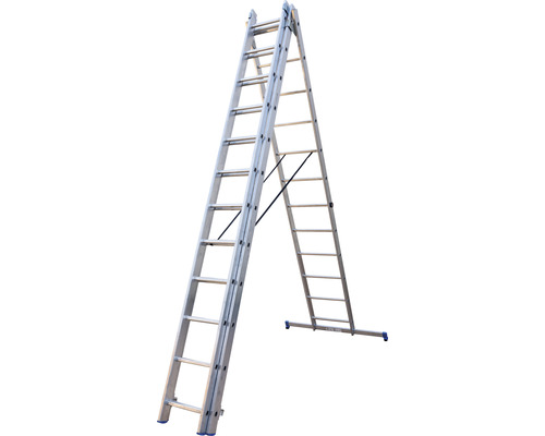 Échelle multifonctionnelle en aluminium en configuration en A