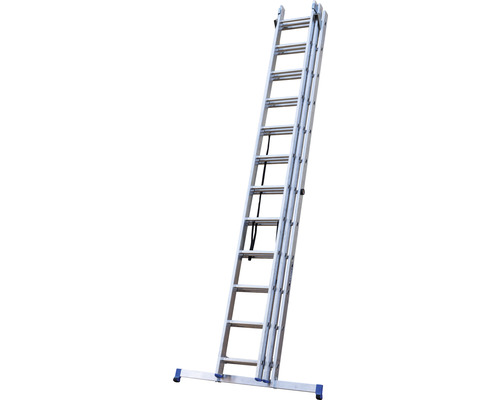 Échelle multifonctionnelle en aluminium avec base large pour la stabilité