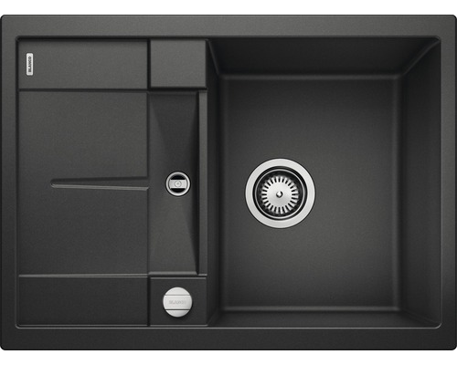 Blanco METRA 45 S Compact évier lxp 680x500 mm Silgranit anthracite 519572 Évier en granit avec égouttoir