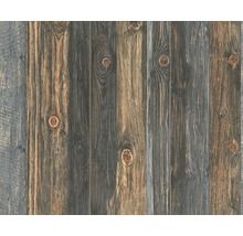 Papier peint intissé 9086-12 Best of Wood'n Stone bois 3 marron