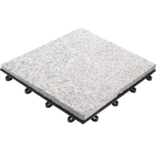 Klickfliese Granit 30x30 cm grau