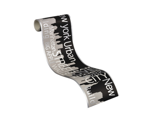 Tapetenrolle mit New York Skyline und Stadtnamen