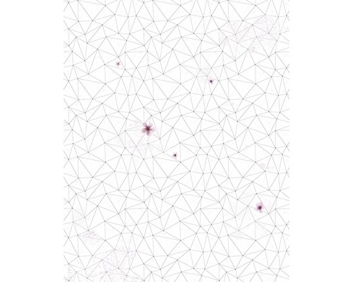 Papier peint panoramique intissé 6033B-VD2 Cherry Blossom 2 pces 200 x 250 cm Motif géométrique avec des pétales comme article de décoration