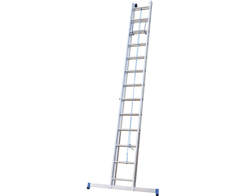Échelle coulissante en aluminium avec corde