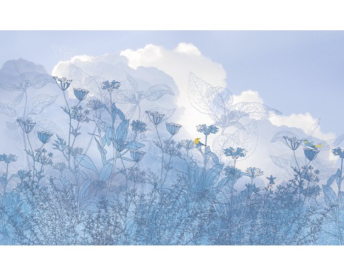 Papier peint panoramique intissé 6041A-VD4 Infinity Blue Sky 4 pces 400 x 250 cm