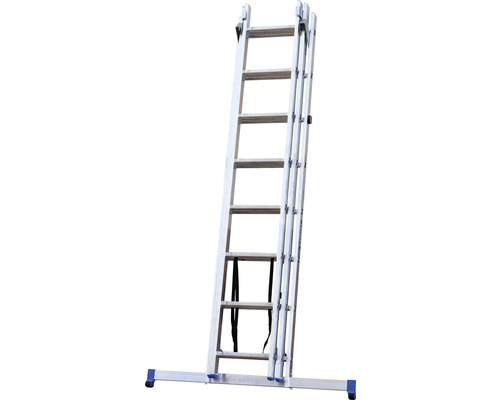 Échelle multifonctionnelle en aluminium avec plusieurs barreaux