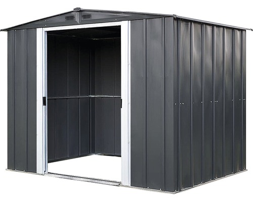 Metall Gerätehaus mit Schiebetür