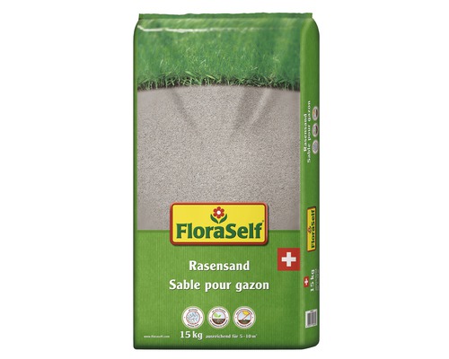 FloraSelf® Sable à gazon sans tourbe 15 kg