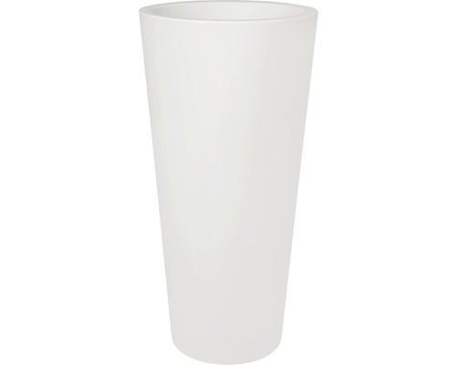 Vase elho Pure straight high plastique Ø 40 cm H 80 cm blanc