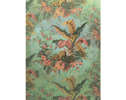 Papier peint panoramique intissé HX4-029 Orient Rosé 4 pces 200 x 270 cm