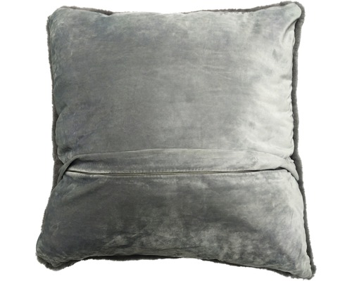 Coussin carré avec fermeture éclair