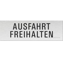 Schild mit der Aufschrift Ausfahrt freihalten