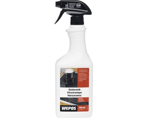 Spray nettoyant vitrocéramique Wepos 750 ml