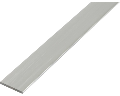 Barre plate Aluminium argent 40 x 3 x 3 mm , 2 m