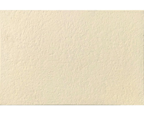 Dalle de terrasse en béton Scalpellinata crème 60 x 40 x 3.9 cm Gros plan d'un carreau à la surface irrégulière