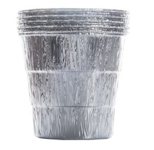 Pile de barquettes à plantes en aluminium pour l''horticulture