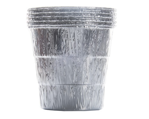 Pile de barquettes à plantes en aluminium pour l''horticulture