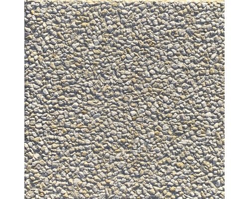 Dalle de terrasse en béton blanc-jaune 40 x 40 x 3.9 cm