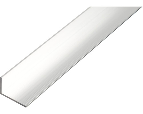 Profilé d’angle Aluminium argent 40 x 20 x 2 mm x 2 mm , 1 m